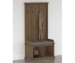 Real Living Villa Park 2-Hook Hall Tree With Cushioned Bench -Biglots Sales 810529576 1