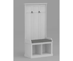 Real Living Villa Park 2-Hook Hall Tree With Cushioned Bench -Biglots Sales 810529577 2