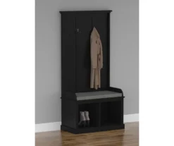 Real Living Villa Park 2-Hook Hall Tree With Cushioned Bench -Biglots Sales 810529578 1