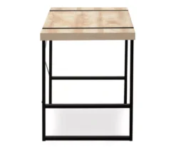 Natural Wood Look Thick Panel Computer Desk 13 Natural Wood Look Thick Panel Computer Desk -Biglots Sales 810533411 6