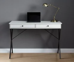 Real Living Rustic 2-Drawer Writing Desk -Biglots Sales 810534673 11