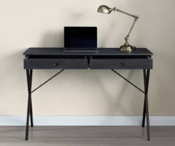 Real Living Rustic 2-Drawer Writing Desk -Biglots Sales 810534674 21