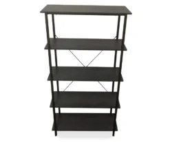 Real Living Rustic 5-Shelf Bookcase -Biglots Sales 810534675 2