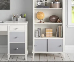 Monarch Hill Poppy Gray & White Bookcase -Biglots Sales 810538207 3