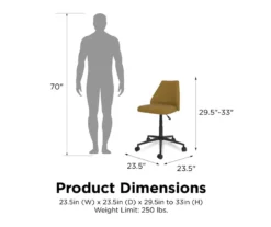 Novogratz Brittany Office Chair -Biglots Sales 810538397 6