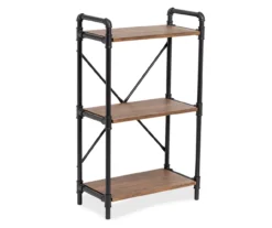 Black Industrial 3-Tier Bookshelf -Biglots Sales 810539936 3