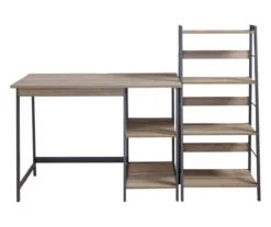 Soho 2-Piece Home Office Desk & Bookshelf Set 10 Soho 2-Piece Home Office Desk & Bookshelf Set -Biglots Sales 810542285 4