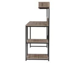 Daylicrew 2-Shelf Home Office Desk & Hutch -Biglots Sales 810542286 6