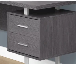 Monarch Metal 3-Drawer L-Shaped Computer Desk -Biglots Sales 810542428 3