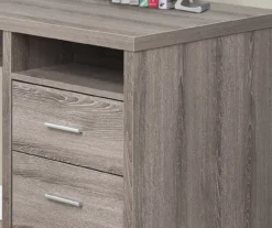 Monarch Metal 2-Drawer L-Shaped Computer Desk 39 Monarch Metal 2-Drawer L-Shaped Computer Desk -Biglots Sales 810542429 3