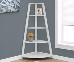 Monarch 4-Shelf Etagere Corner Bookcase -Biglots Sales 810542451 1