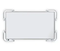 Hampton Silver 2-Shelf Rolling Steel Bar Cart 7 Hampton Silver 2-Shelf Rolling Steel Bar Cart -Biglots Sales 810543098 5