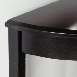 Shirley Black Cherry Transitional Wood Demi Lune Console Table 9 Shirley Black Cherry Transitional Wood Demi Lune Console Table -Biglots Sales 810543150 3
