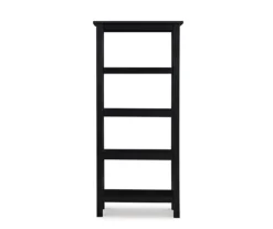 Richland Black 4-Shelf Bookcase -Biglots Sales 810543156 3
