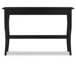 Lina Espresso 2-Tier Wood Console Table -Biglots Sales 810543161 3