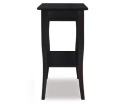 Lina Espresso 2-Tier Wood Console Table -Biglots Sales 810543161 4