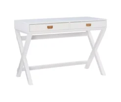 Cami White X-Base Campaign Writing Desk -Biglots Sales 810543179 5