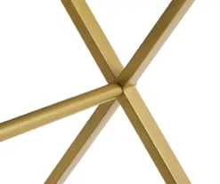 Glam Gray & Gold 2-Drawer Campaign Desk -Biglots Sales 810543219 A8 6