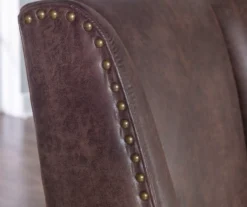 Austin Dark Walnut Upholstered Office Chair -Biglots Sales 810543233 A8 7