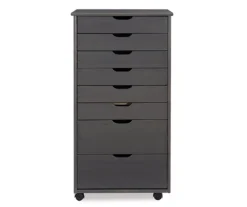 Craft Mate Gray Wood 8-Drawer Rolling Storage Cart -Biglots Sales 810543293 3