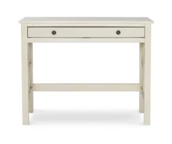 Brynn Antique White Geometric Writing Desk 6 Brynn Antique White Geometric Writing Desk -Biglots Sales 810543367 3