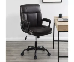 Real Living Faux Leather Office Chair -Biglots Sales 810559968