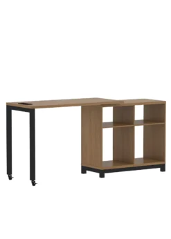 Seven Hills Acorn Metal & Melamine 4-Cube Pivot Desk With USB Charging -Biglots Sales 810561090 21