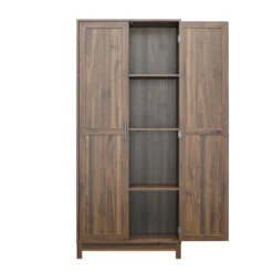 Seven Hills Columbia Walnut 2-Door Storage Cabinet -Biglots Sales 810563167 11