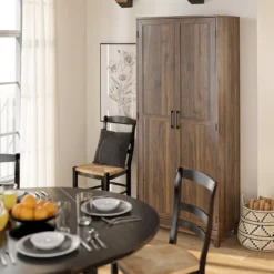 Seven Hills Columbia Walnut 2-Door Storage Cabinet -Biglots Sales 810563167 41