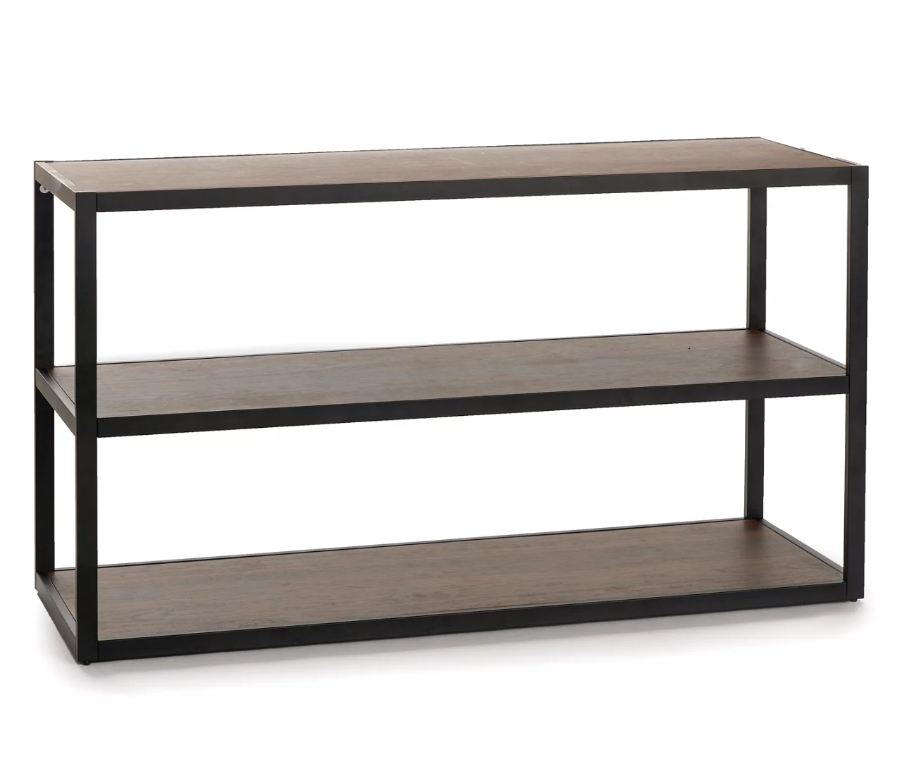 48.5" Walnut Open Frame TV Stand 2 48.5" Walnut Open Frame TV Stand - Image 2