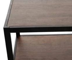 48.5" Walnut Open Frame TV Stand 5 48.5" Walnut Open Frame TV Stand -Biglots Sales 810583088 2