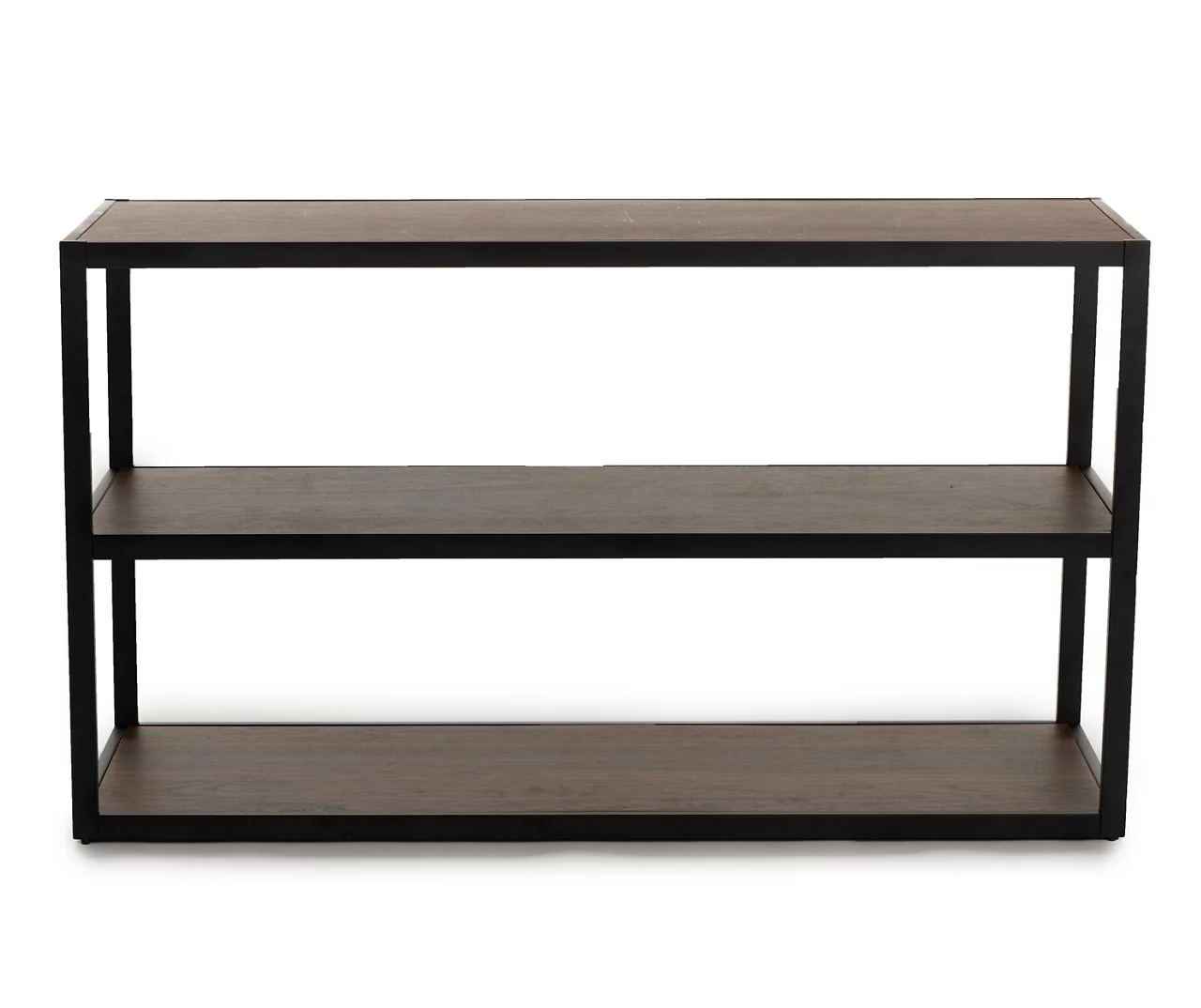 48.5" Walnut Open Frame TV Stand 1 48.5" Walnut Open Frame TV Stand