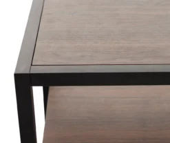 Walnut Chevron 2-Door Storage Cabinet -Biglots Sales 810584249 2