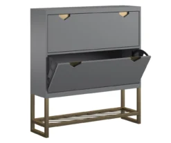 CosmoLiving Brielle Entryway Shoe Storage Cabinet 14 CosmoLiving Brielle Entryway Shoe Storage Cabinet -Biglots Sales 810589010 4