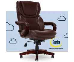 Serta Conway Big & Tall Bonded Leather Office Chair -Biglots Sales 810590315 1 1