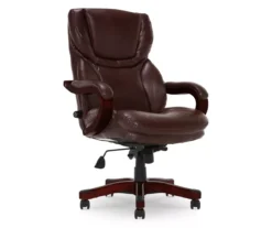 Serta Conway Big & Tall Bonded Leather Office Chair -Biglots Sales 810590315 4 1