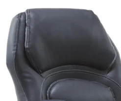 Delvin Black Bonded Leather Office Chair 19 Delvin Black Bonded Leather Office Chair -Biglots Sales 810590317 A0 6