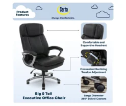 Serta Fairbanks Big & Tall Office Chair 28 Serta Fairbanks Big & Tall Office Chair -Biglots Sales 810590319 7