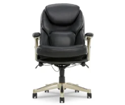 Serta Claremont Bonded Leather Office Chair -Biglots Sales 810590374 3 1