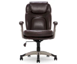 Serta Claremont Bonded Leather Office Chair -Biglots Sales 810590375 3
