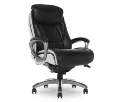 Serta Lautner Executive Bonded Leather Office Chair -Biglots Sales 810590376 4 1