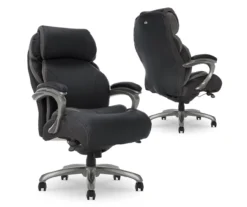 Jackson Black Big & Tall Executive Office Chair -Biglots Sales 810590378 5