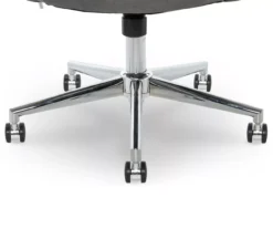 Valetta Gray Microfiber Office Chair -Biglots Sales 810590379 6