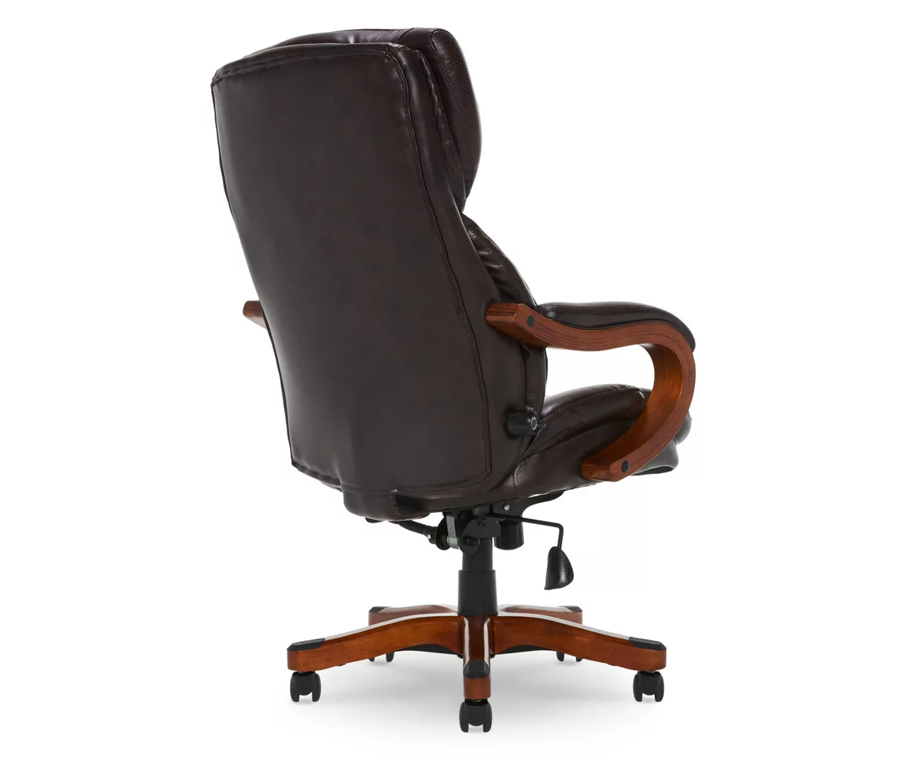 Conway Dark Brown Big & Tall Bonded Leather Office Chair 3 Conway Dark Brown Big & Tall Bonded Leather Office Chair - Image 3