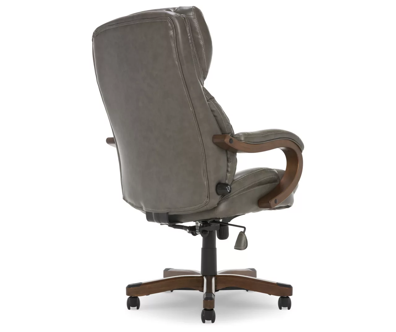Conway Gray Big & Tall Bonded Leather Office Chair 3 Conway Gray Big & Tall Bonded Leather Office Chair - Image 3