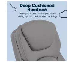 Claremont Gray Bonded Leather Office Chair 21 Claremont Gray Bonded Leather Office Chair -Biglots Sales 810590392 10