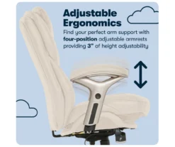 Serta Claremont Bonded Leather Office Chair -Biglots Sales 810590394 11 1