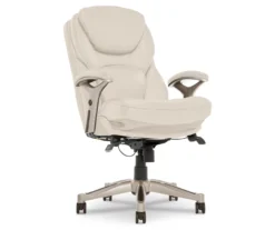 Claremont Ivory Bonded Leather Office Chair -Biglots Sales 810590394 4