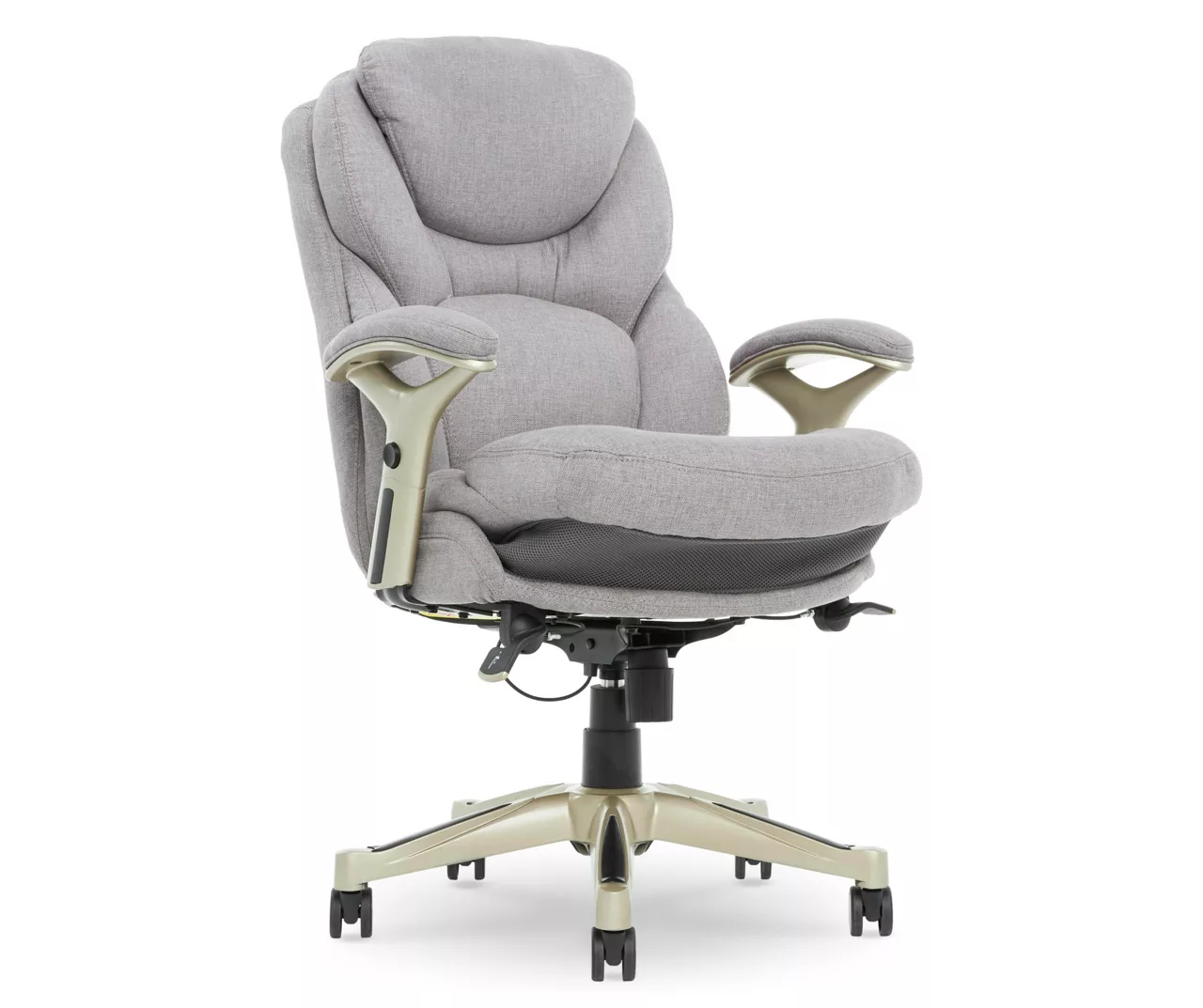 Claremont Light Gray Fabric Office Chair 2 Claremont Light Gray Fabric Office Chair - Image 2