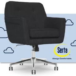 Serta Ashland Fabric Office Chair 33 Serta Ashland Fabric Office Chair -Biglots Sales 810590407 13